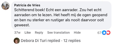 Reactie van Patricia de Vries